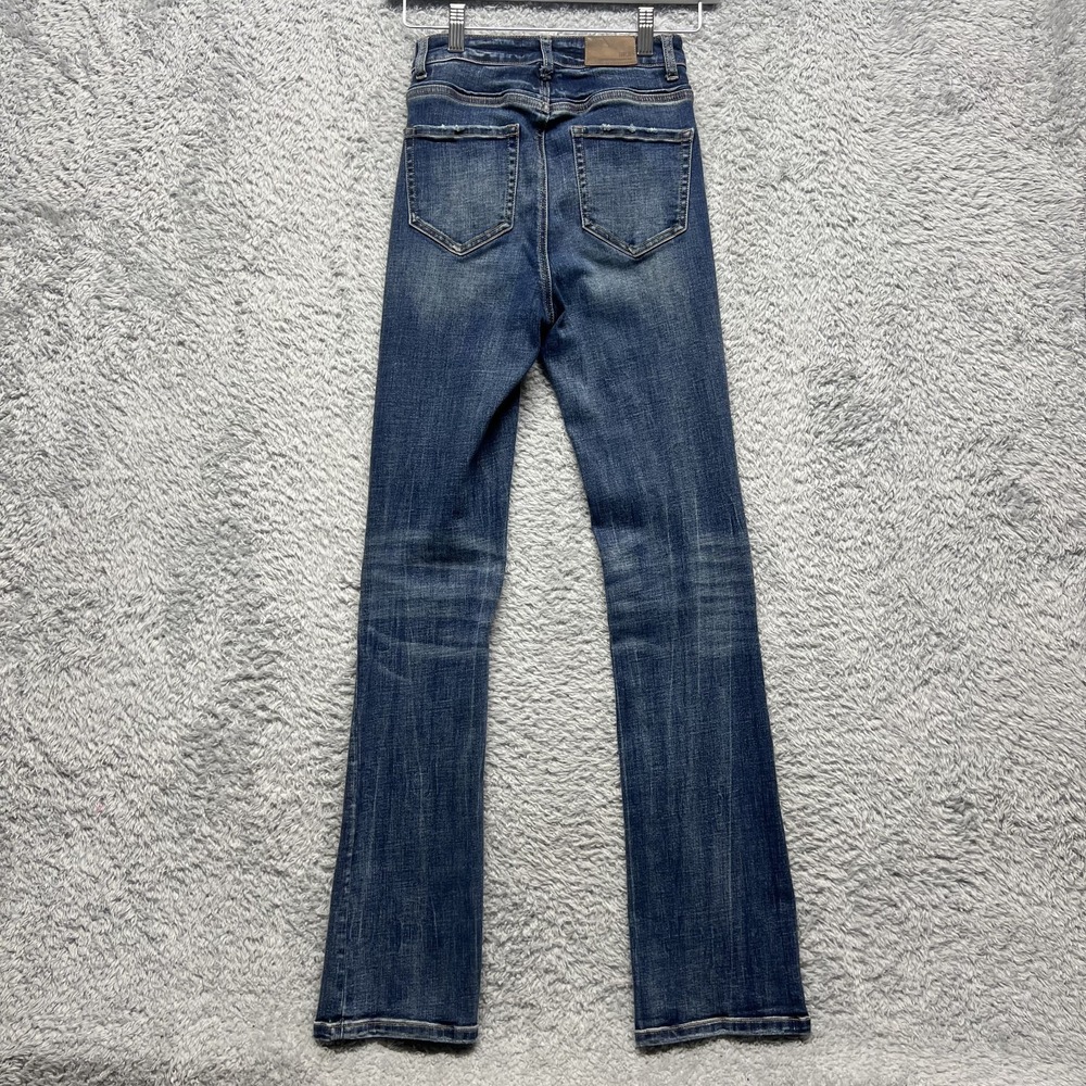 BKE Billie Jeans‎ Womens 24x31.5 Blue Slim Fit High Rise Bootcut Western Cowgirl
